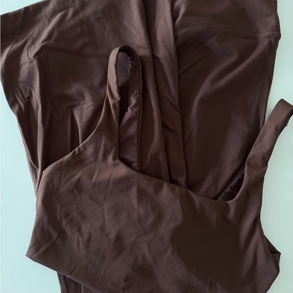 Brown Pilates Matching Set